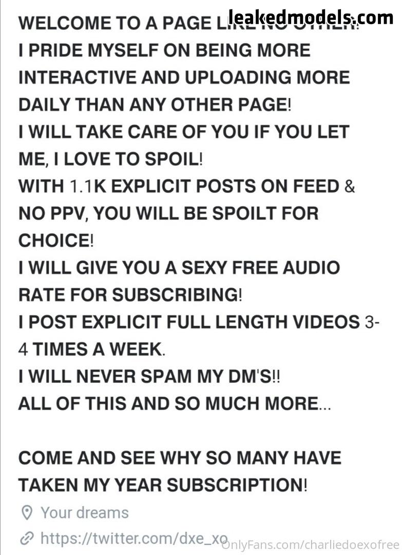 Charliedoexofree Nude (11 Photos) – Leakedmodels