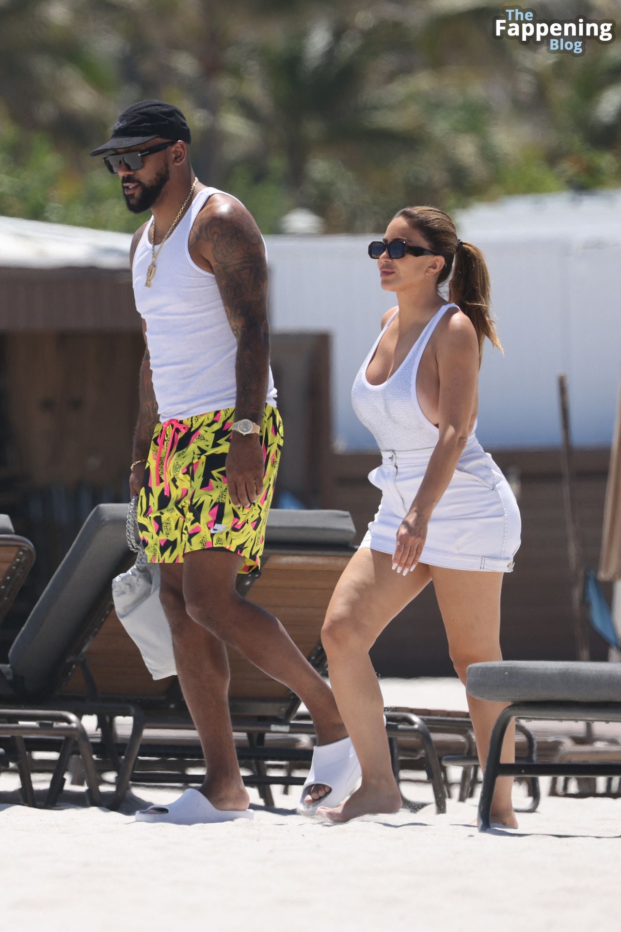Larsa Pippen & Marcus Jordan are Seen Cozying Up and Holding Hands on Miami Beach (32 Photos)