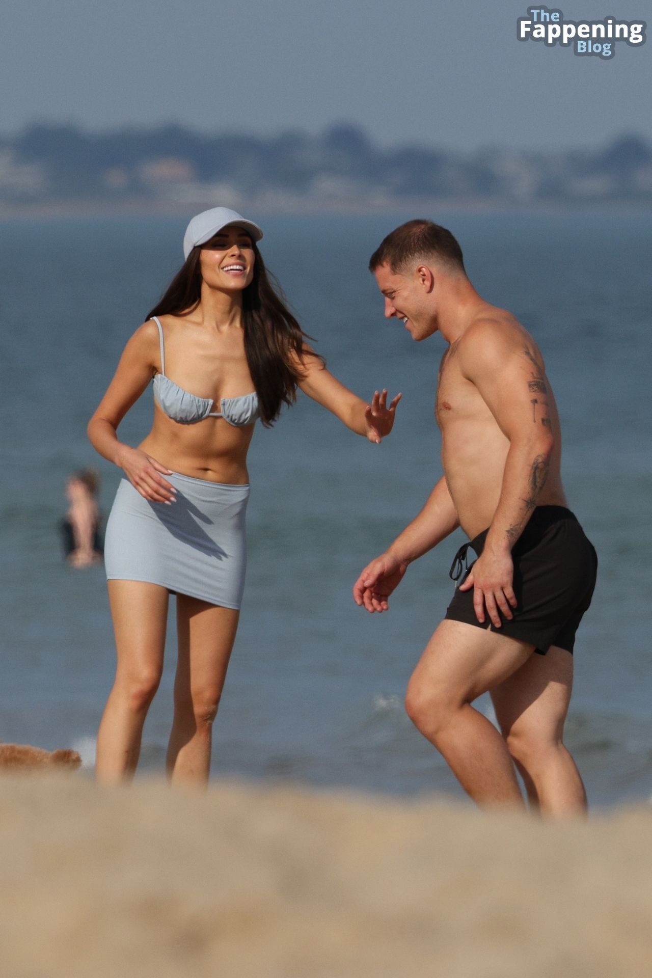 Olivia Culpo & Christian McCaffrey Spark Joyful Vibes on Rhode Island Beach (46 Photos)