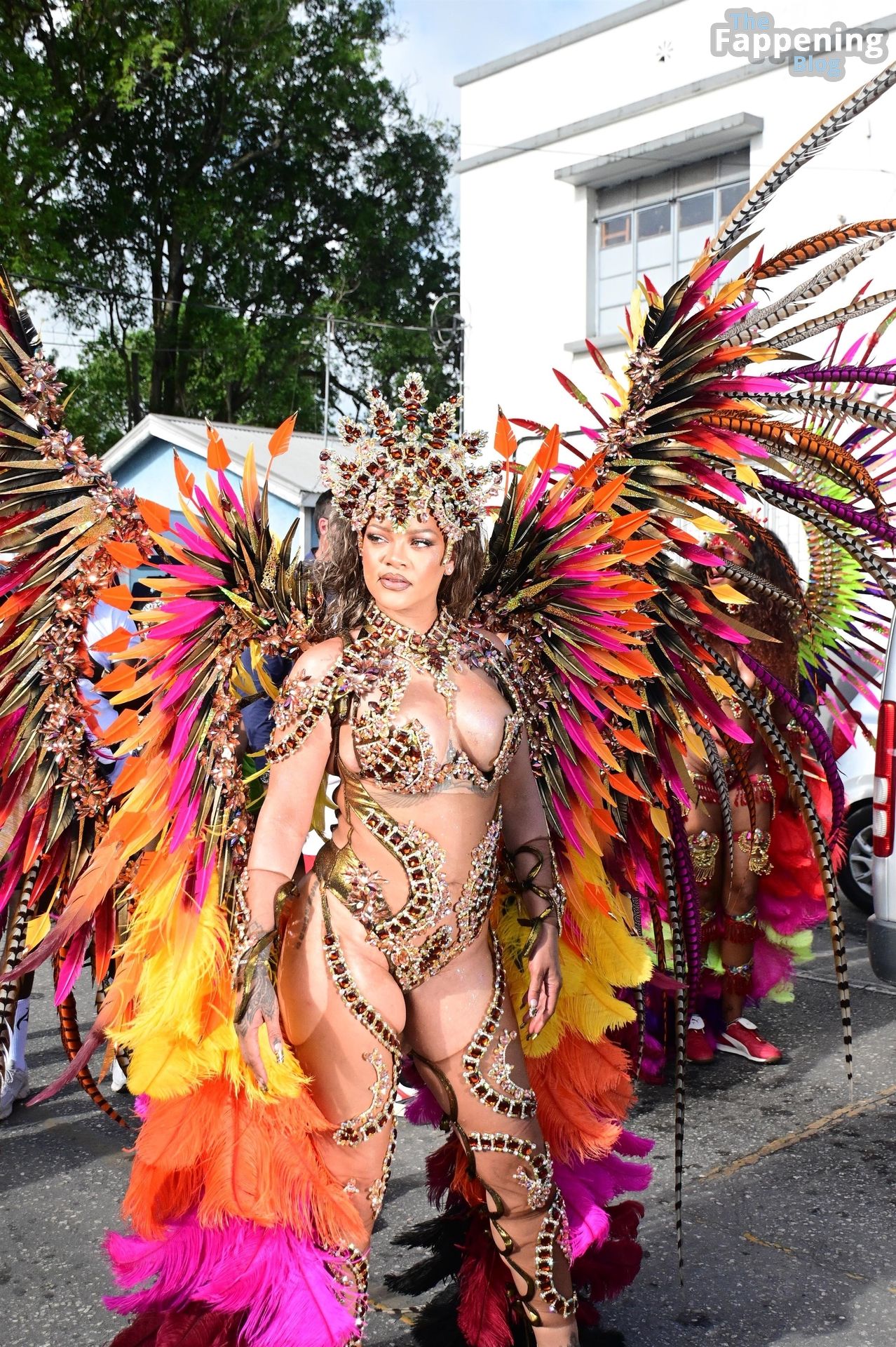 Rihanna Displays Her Curves at the Carnival Festival in Barbados (152 Photos)